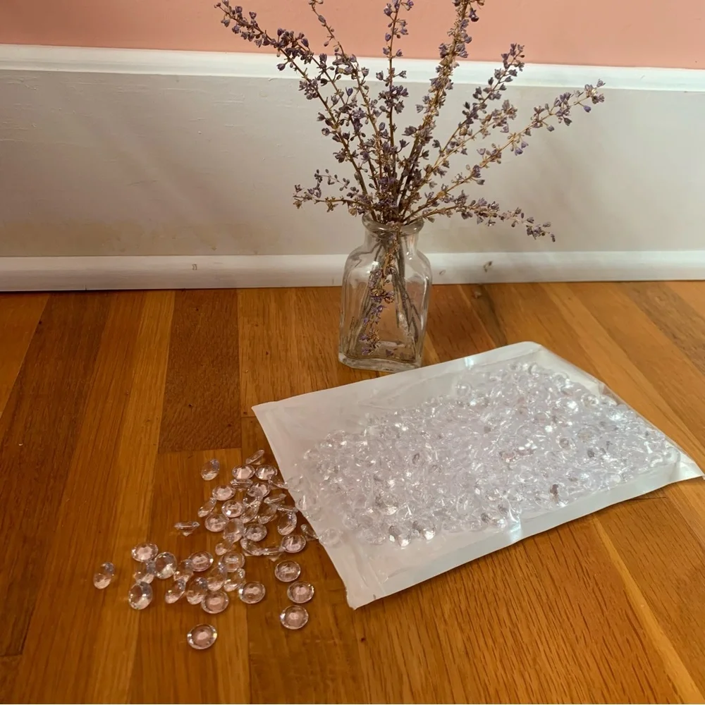 Pack of Diamond Shaped Vase Filler or Confetti for Party or Wedding Reception